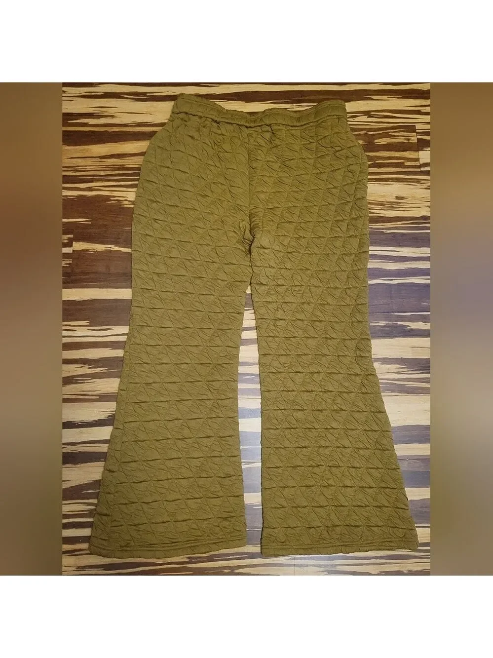 PrettyGarden Quilted 2 Piece Lounge Set XL Green